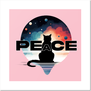 motivational and Peace: Cat Lover's Classic Design Posters and Art